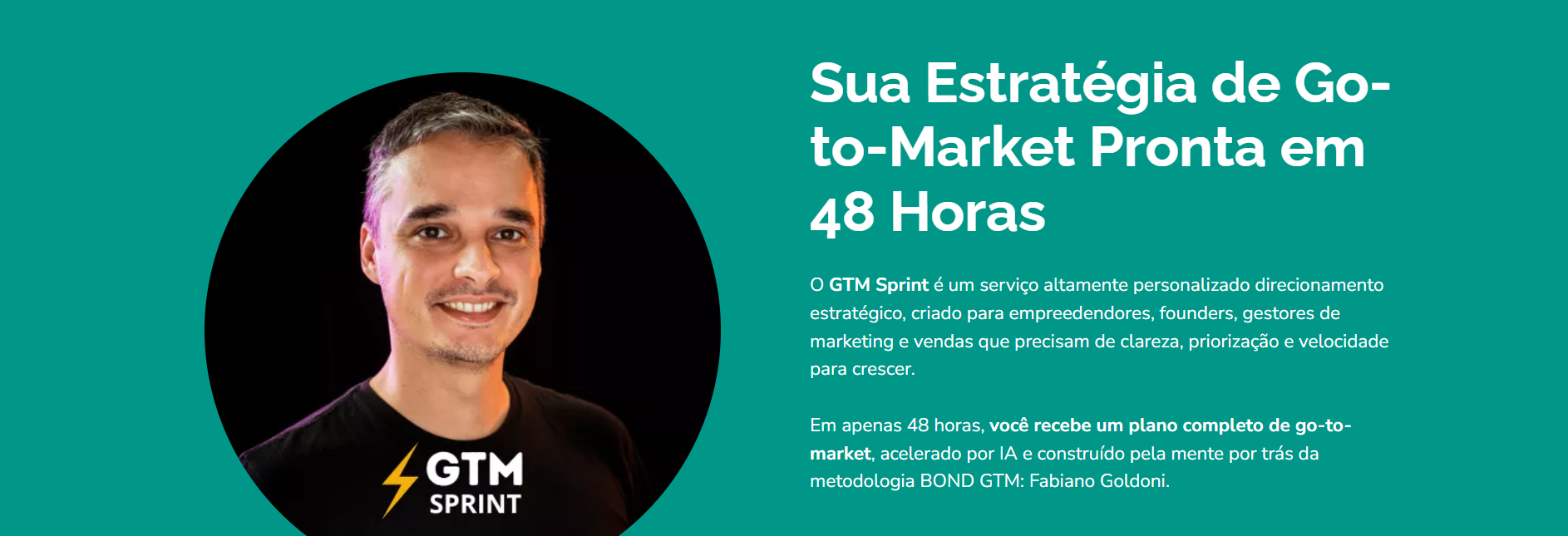 go-to-market, GTM Sprint, plano de crescimento, estratégia comercial, redução de CAC, marketing para startups, planejamento de vendas, metodologia BOND GTM, inteligência de mercado, aceleração de negócios, growth hacking, inbound marketing, PLG, SLG, planejamento estratégico, Fabiano Goldoni
